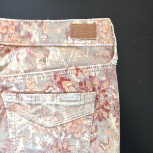 EUC Seven 7 (Size 8) Women's Corduroy Skinny Ultra High Rise Pant Flower Latte